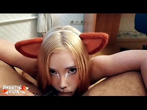 ❤️ Kitsune llyncu dick a cum yn ei cheg ❤️❌ porno Rwsiaidd wrthon ni ﹏